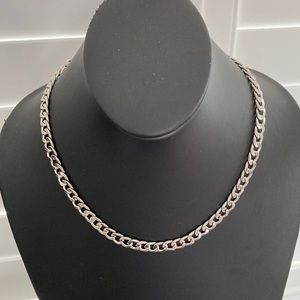 Nashelle NWOT Silver Link Flat Chain